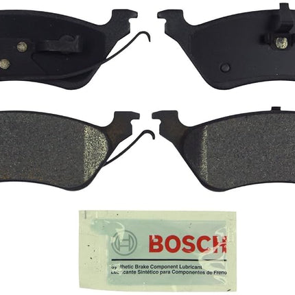 BOSCH BE858 Blue Semi-Metallic Disc Brake Pad Set - Compatible With Select Chrysler Town & Country, Voyager; Dodge Caravan, Grand Caravan; REAR