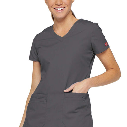 Dickies Women's EDS Signature Scrubs Jr. Fit V-Nec