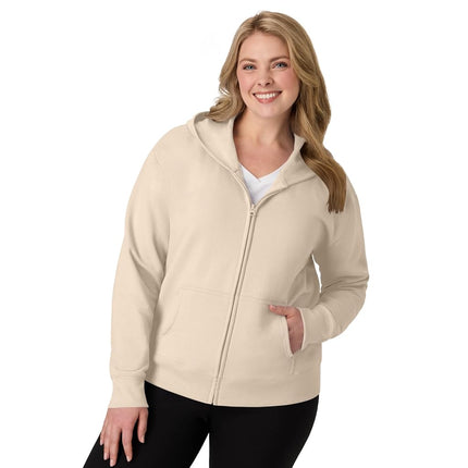 JUST MY SIZE womens Just My Size Zip-up Fleece Wom