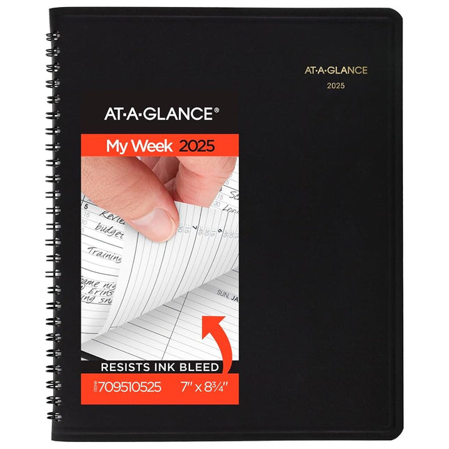 AT-A-GLANCE 2025 Appointment Book Planner, Weekly,