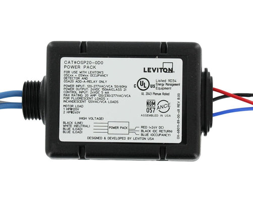Leviton Occupancy Sensor Power Pack, 20 amp, Made 
