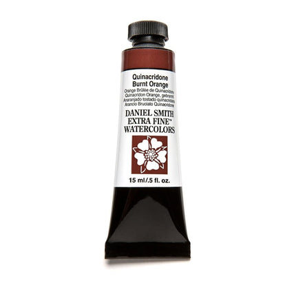 DANIEL SMITH 284600086 Extra Fine Watercolor 15ml Paint Tube, Quinacridone, Burnt Orange