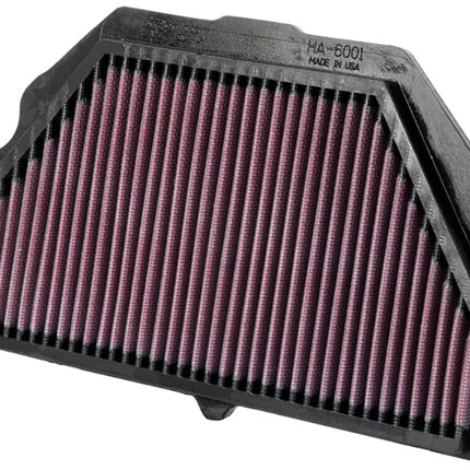 K&N Engine Air Filter: High Performance, Premium, Powersport Air Filter: Fits 2001-2006 HONDA (CBR600F, CBR600F4i) HA-6001, red