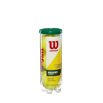 WILSON Championship Tennis Balls - Regular Duty, 24 Can Case (72 Balls)