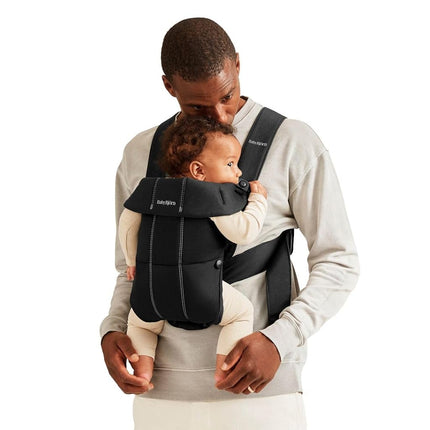 BabyBjörn Baby Carrier Mini, Woven, Black