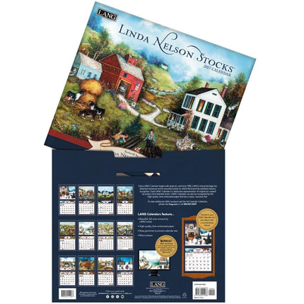 2027 Calendar LANG Linda Nelson Stocks Deluxe Wall 27991001924