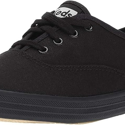 Keds Women's KEDS CHAMPION Sneaker, Black 1, 3.5 U