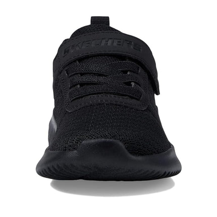 Skechers Boys' Bounder Baronik Trainer, Black, 11.5 UK Child