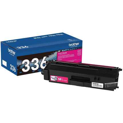 Tóner y cartucho láser Brother TN-336M - tóner y cartuchos láser (Magenta, Láser, Brother, HL-L8250CDN, HL-L8350CDW, HL-L8350CDWT, MFC-L8600CDW, MFC-L8850CDW, ISO/IEC 19798, Negro)