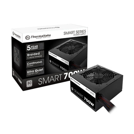 Thermaltake Smart 700W 80+ White Certified PSU, Co