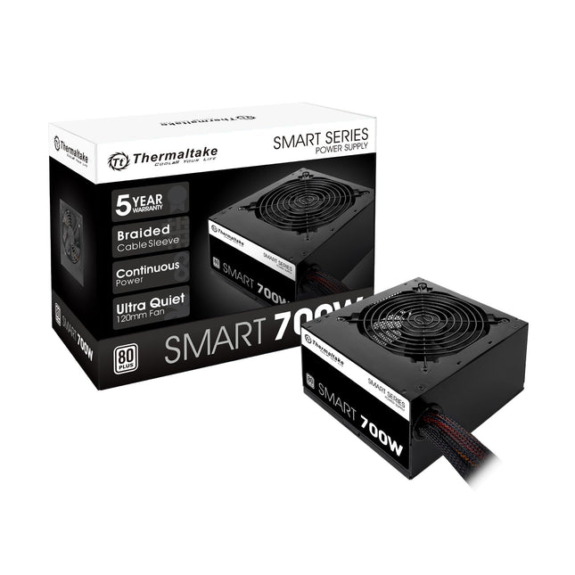 Thermaltake Smart 700W 80+ White Certified PSU, Co