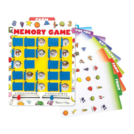 Melissa & Doug Voltear-para-Ganar: Juego de Memoria con Mini-Pad Rasca y Diviértete de M&D compatible con 1 Tema (12090)