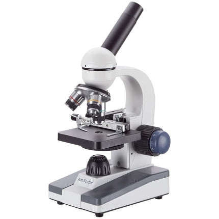 AmScope M150C-MS Compound Monocular Microscope, WF