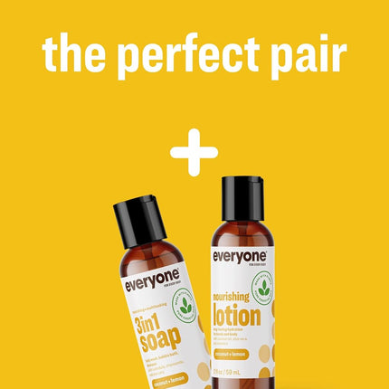 Everyone Nourishing Lotion Travel Size: Coconut and Lemon 50g (Pack of 12)