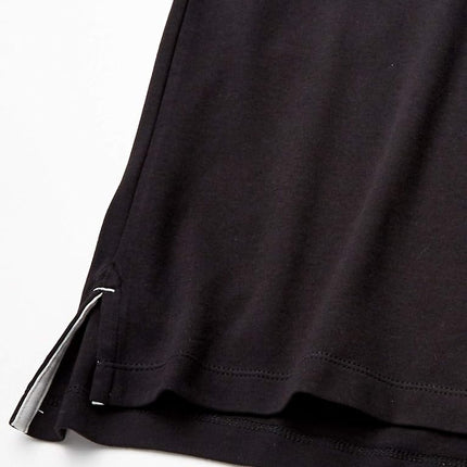 Polo de manga corta de ajuste clásico con cuello con punta sólida suave para hombre Nautica, negro verdadero, 1X