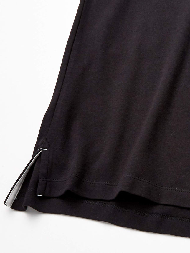 Polo Nautica pour homme, coupe classique, manches courtes, col uni liseré, doux, coloris noir véritable, taille 1X
