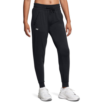 Under Armour Women's HeatGear Pants, (002) Black / / White, M Shorts