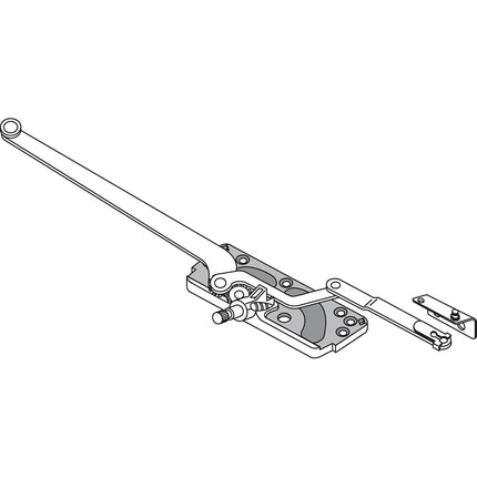Prime-Line Products TH 23076 Entrygard Dual Arm Operator with Stud Bracket, Left Hand