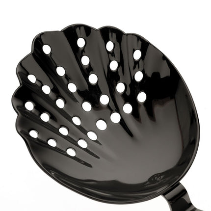 Barfly Scalloped Julep Bar Strainer, O/S, Gun Metal Black