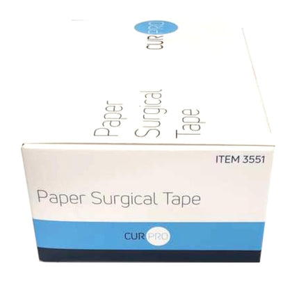 Dynarex Surgical Paper Tape Surgical 1/2 Inch x10yd 24