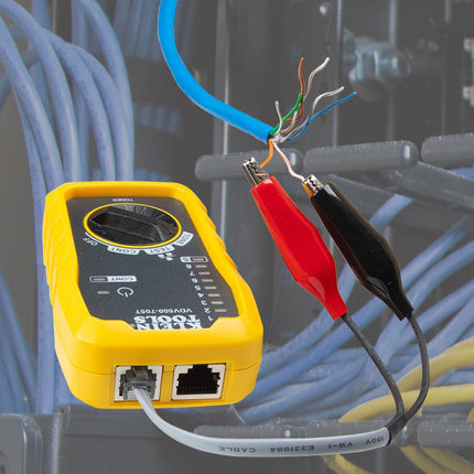 Klein Tools VDV770-855 Replacement Cables for Klein Tools Tone and Probe Wire Tracer Kit Cat. No. VDV500-705, Leads with Alligator Clips and RJ45, RJ11, RJ12