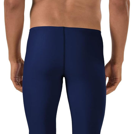 Speedo Boy's Big Swimsuit Jammer Powerflex Eco Solid Youth, Navy, 28