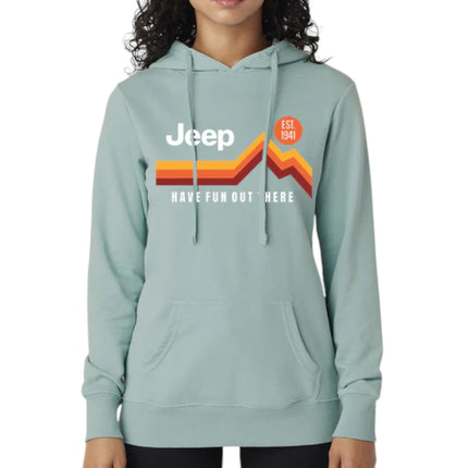 Jeep Have Fun Out There Ladies French Terry Hoodie
