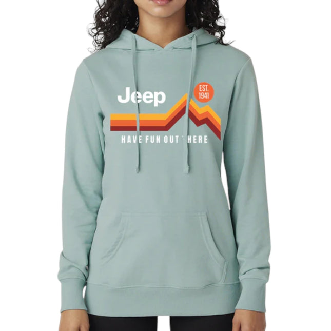 Jeep Have Fun Out There Ladies French Terry Hoodie