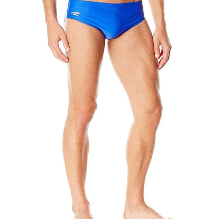 Speedo Calzoncillo sólido de licra para hombre, zafiro, 30