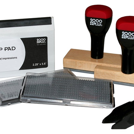 COSCO 2000PLUS Custom Stamp KIT, Black Ink