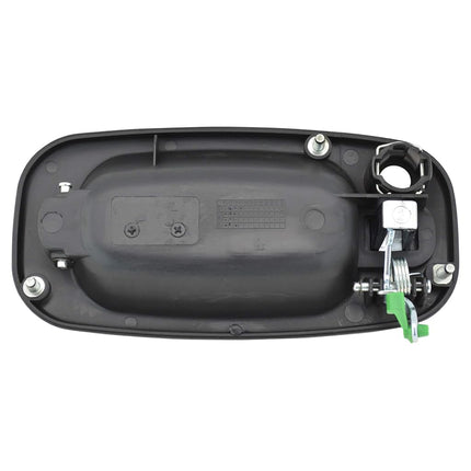 TRQ Chrome/Black Door Handle Left LH Front Exterior for Silverado Pickup Truck