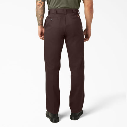 Dickies Men's 874 Flex Work Pants, Dark Brown, 40W x 30L