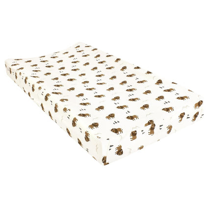 Hudson Baby Unisex Baby Changing Pad Cover, Wild B