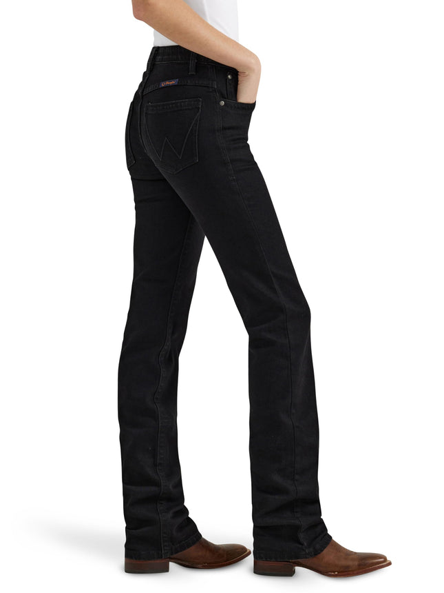 Wrangler Women's Premium Patch Mae Sits Above Hip Jean, Molly, 24-38