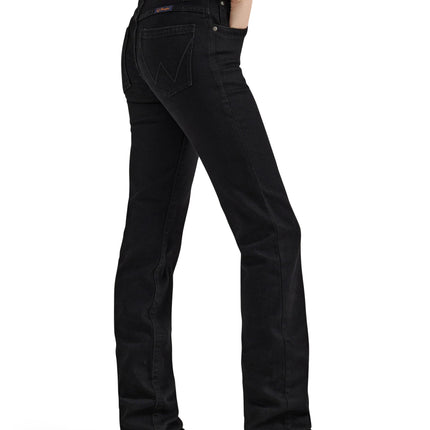 Wrangler Women's Willow Mid Rise Performance Waist Boot Cut Ultimate Riding Jean, Molly, 28-32