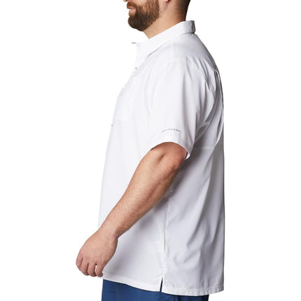 Columbia Men's Slack Tide Camp Shirt, White, 5X
