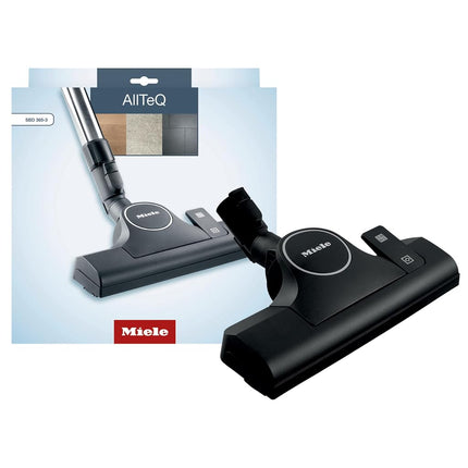 Miele SBD 365-3 AllTeQ Universal Floorhead, Vacuum Cleaner Head Attachment for Cleaning Carpets and Hard Floors, Black