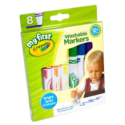 CRAYOLA MyFirst Washable Markers - Assorted Colour