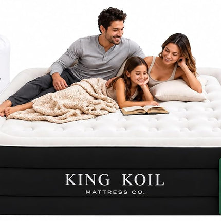 King Koil Luxury Pillow Top Plush Queen Air Mattre