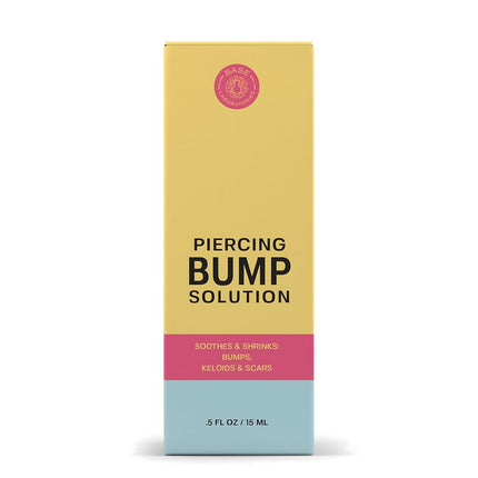 BASE LABORATORIES Piercing Bump & Keloid Bump Removal Solution | Soothing Piercing Aftercare | Bump Keloid Scar Removal | Ear & Nose Piercing Cleaner for Keloid Bumps | Piercing Aftercare Oil | 2PK