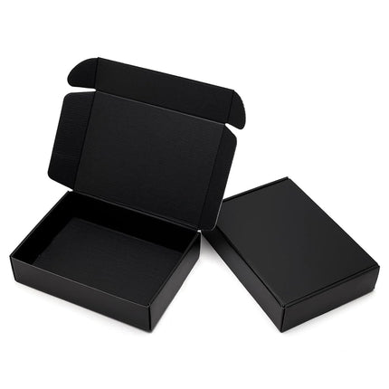 Timirog Black Shipping Boxes 11 1/8 x 8 5/8 x 2" L