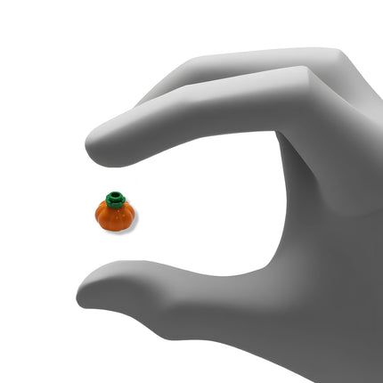 LEGO Accessories - Orange Pumpkins with Bright Green Stems (Package of 8) Spooky Jack-0-Lantern Building Toys for Ages 8+
