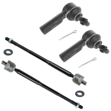 Steering Tie Rod End Inner Outer LH RH Set of 4 fo