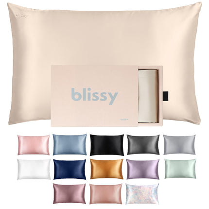 Blissy Silk Pillowcase - 100% Pure Mulberry Silk -
