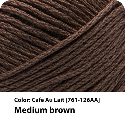 (3 Pack) 24/7 Cotton Yarn, Café Au Lait