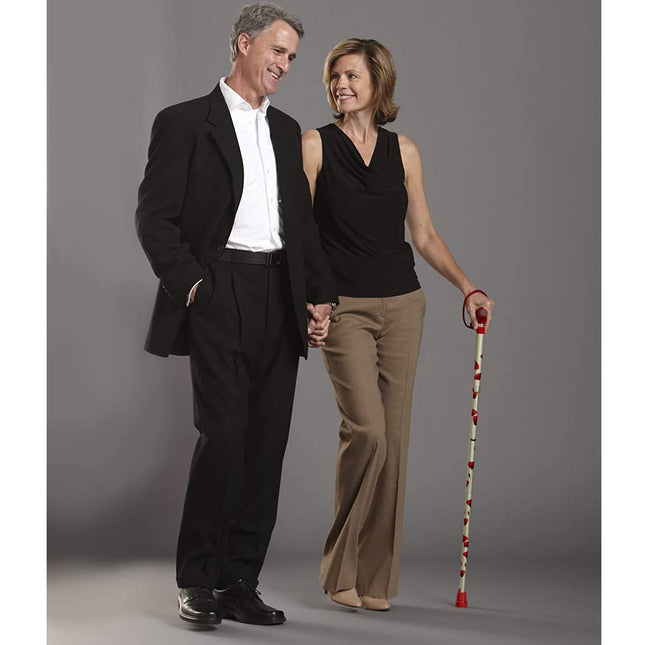 Switch Sticks Folding Walking Stick Cane, Poppies