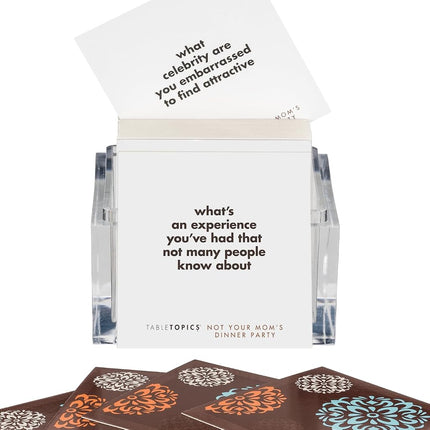 TABLETOPICS Not Your Mom's Dinner Party: Questions to Start Great Conversations