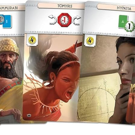 Repos Production - 7 Wonders 2nd Ed: Leaders Expansion - Board Game, One Colour