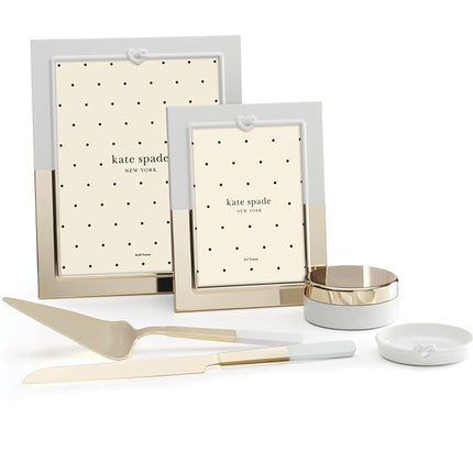 KATE SPADE Love 5X7 Frame, 1.55 LB, Metallic