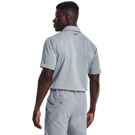 Under Armour Men's Playoff 2.0 Golf Polo Shirt, (465) Harbor Blue/Pitch Gray, S Long